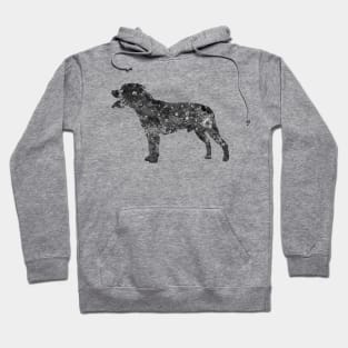 Staffordshire Bull Terrier dog black and white Hoodie